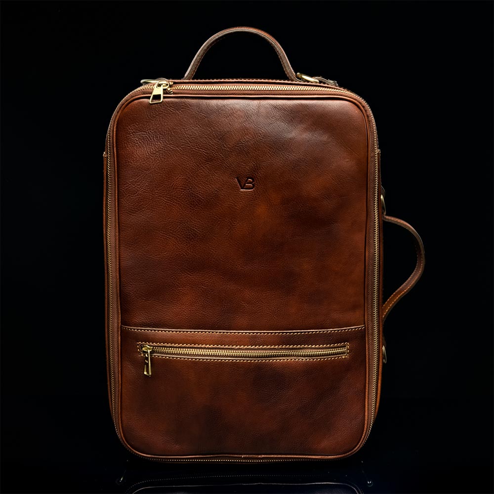 Luxury Leather Messenger Backpacks - Von Baer UK