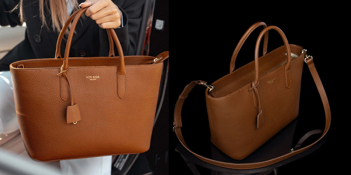 Estelle Small Leather Tote Bag