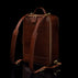 Von Baer 10x men's high-quality multifunctional leather laptop travel bag, converted into a backpack with adjustable straps.