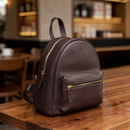 buy leather backpack uk Women's Mini Leather Backpack