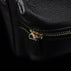 von baer bella womens luxurious small leather backpack black ykk zipper