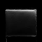 von baer classic bifold luxurious leather black color wallet for men rear view