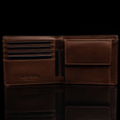von baer classic bifold luxury italian leather mens wallet rfid