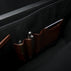 Men’s Von Baer Exquisite luxury full-grain leather laptop briefcase in brown, featuring card and pen slots.