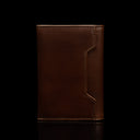 von baer grant comfortable small leather card case brown with rfid protection rear card pocket