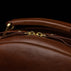 Von Baer Liberty handmade women's full-grain leather backpack in brown with YKK zippers, featuring a stylish and durable design for everyday use.