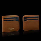 Von Baer origin luxury RFID leather purse large with detachable card holder filled with cards