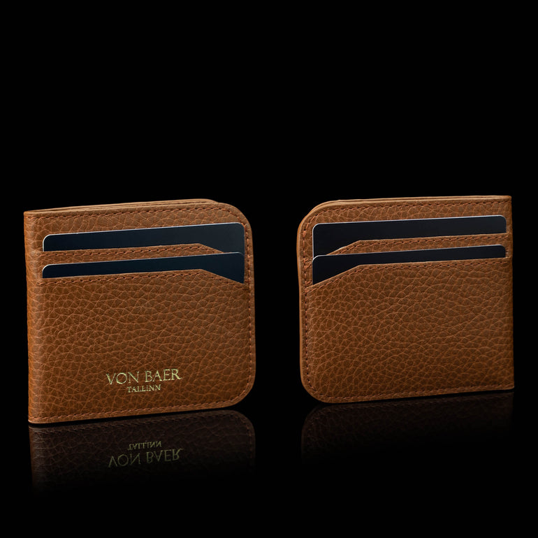 Von Baer origin luxury RFID leather purse large with detachable card holder filled with cards