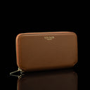 Von Baer origin luxury RFID leather purse large half turned view