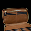 Von Baer origin luxury RFID leather purse large upper section filled with cards