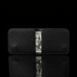 Von Baer origin luxury RFID men’s leather wallet detachable card holder back view with cash, showing practical storage functionality.
