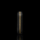Von Baer origin luxury RFID men’s leather wallet, side view showing slim profile and premium craftsmanship black color