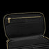 Von Baer origin luxury RFID men’s leather wallet, upper view filled with cards showing storage capacity.