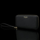 Von Baer origin luxury RFID men’s leather wallet in with wrist strap, premium design for everyday professional use.