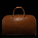 GRAND FULL GRAIN LEATHER TRAVEL BAG CLASSIC TAN