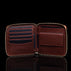 W3 Womens Leather Wallet Red Inside cash cards filled