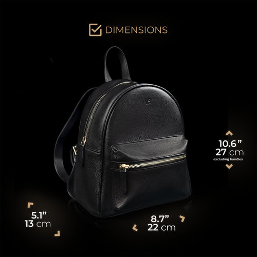 Women's Mini Leather Backpack